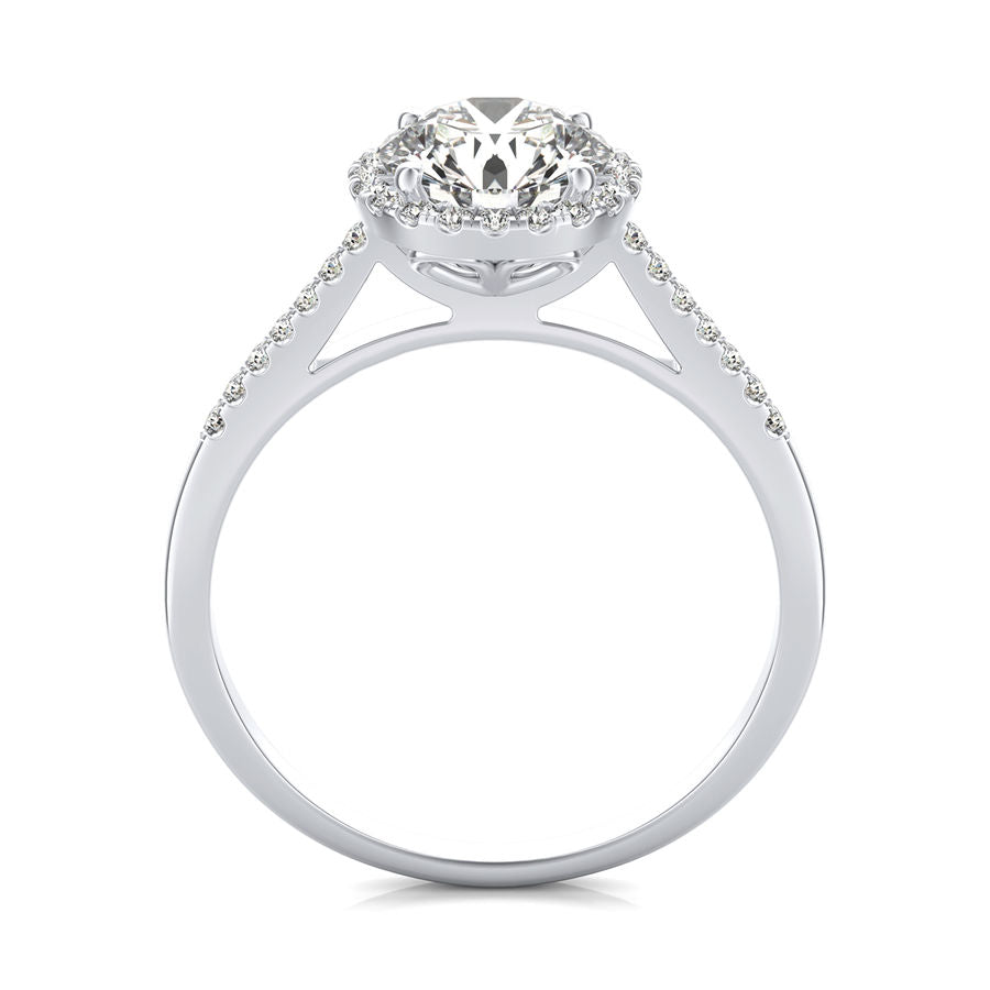 Halo Engagement Ring