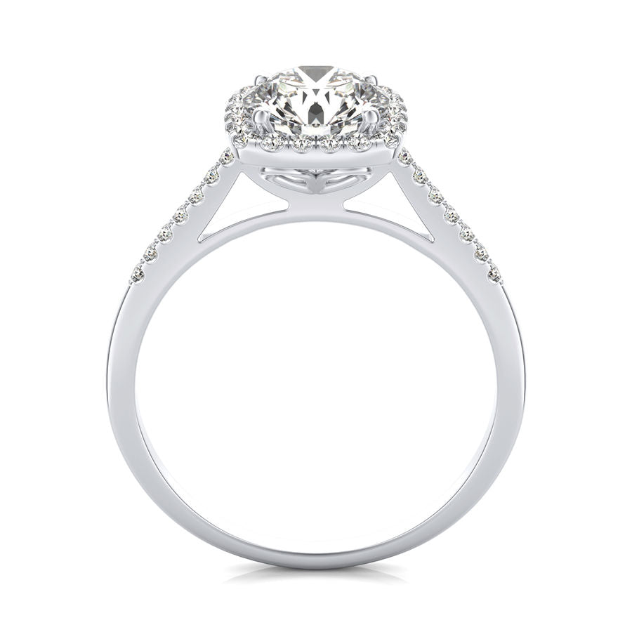 Halo Engagement Ring