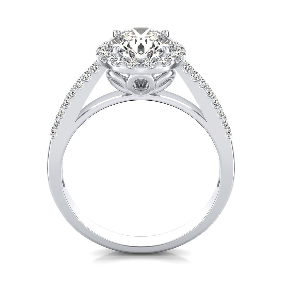 Halo Engagement Ring