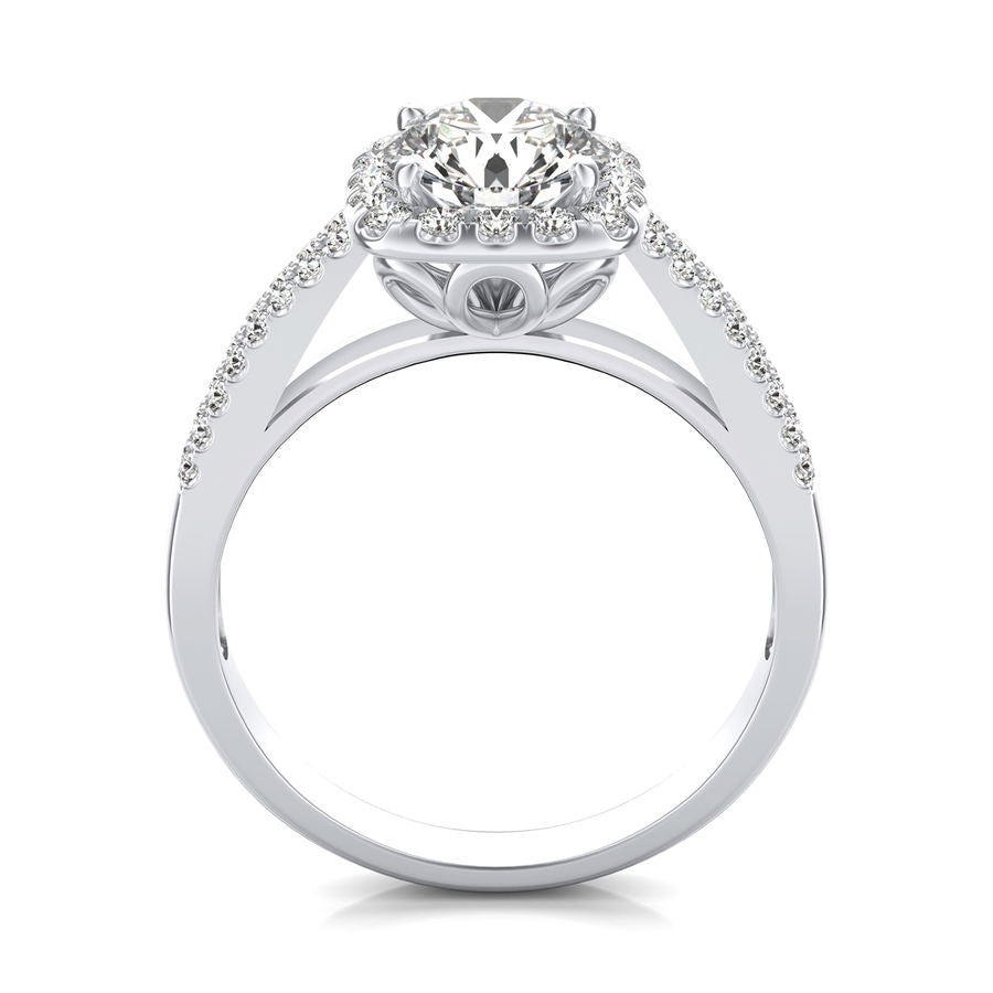 Halo Engagement Ring