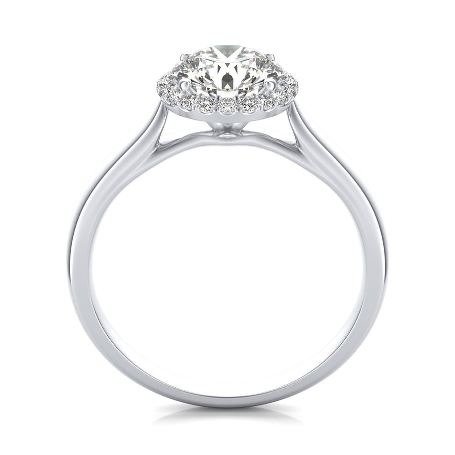 Halo Engagement Ring