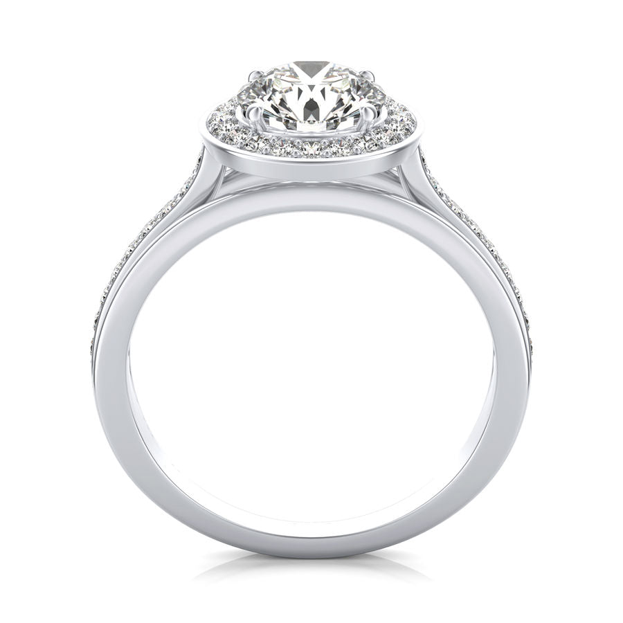 Halo Engagement Ring