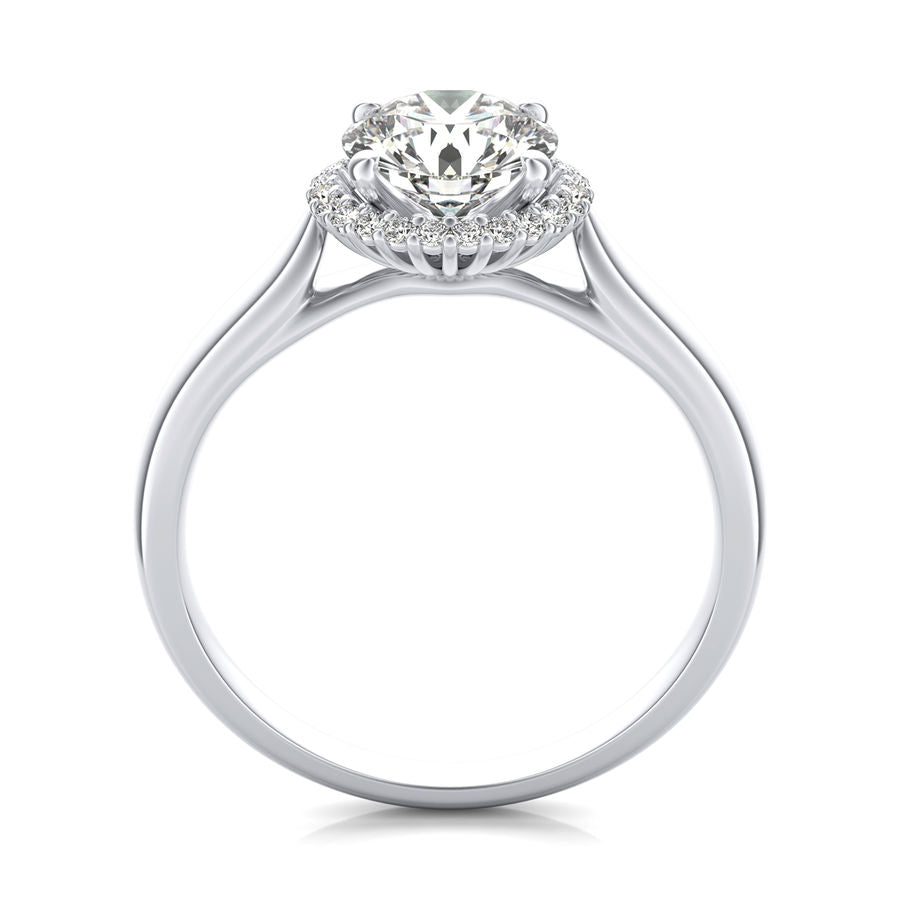 Halo Engagement Ring