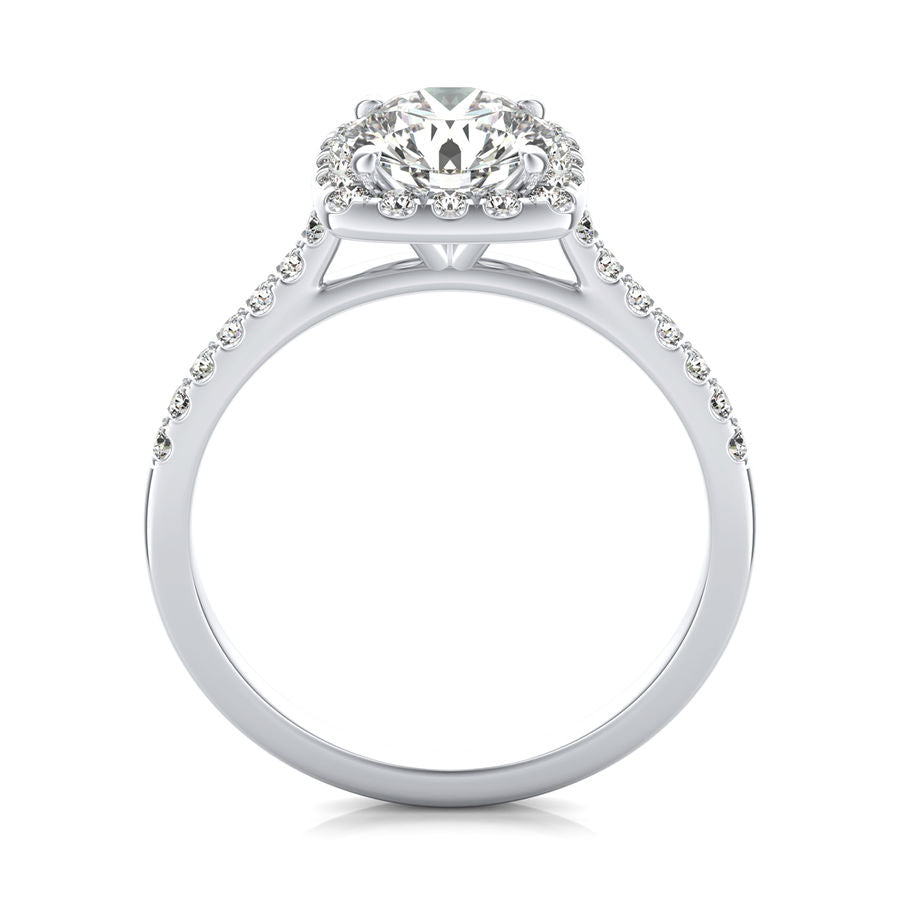 Halo Engagement Ring
