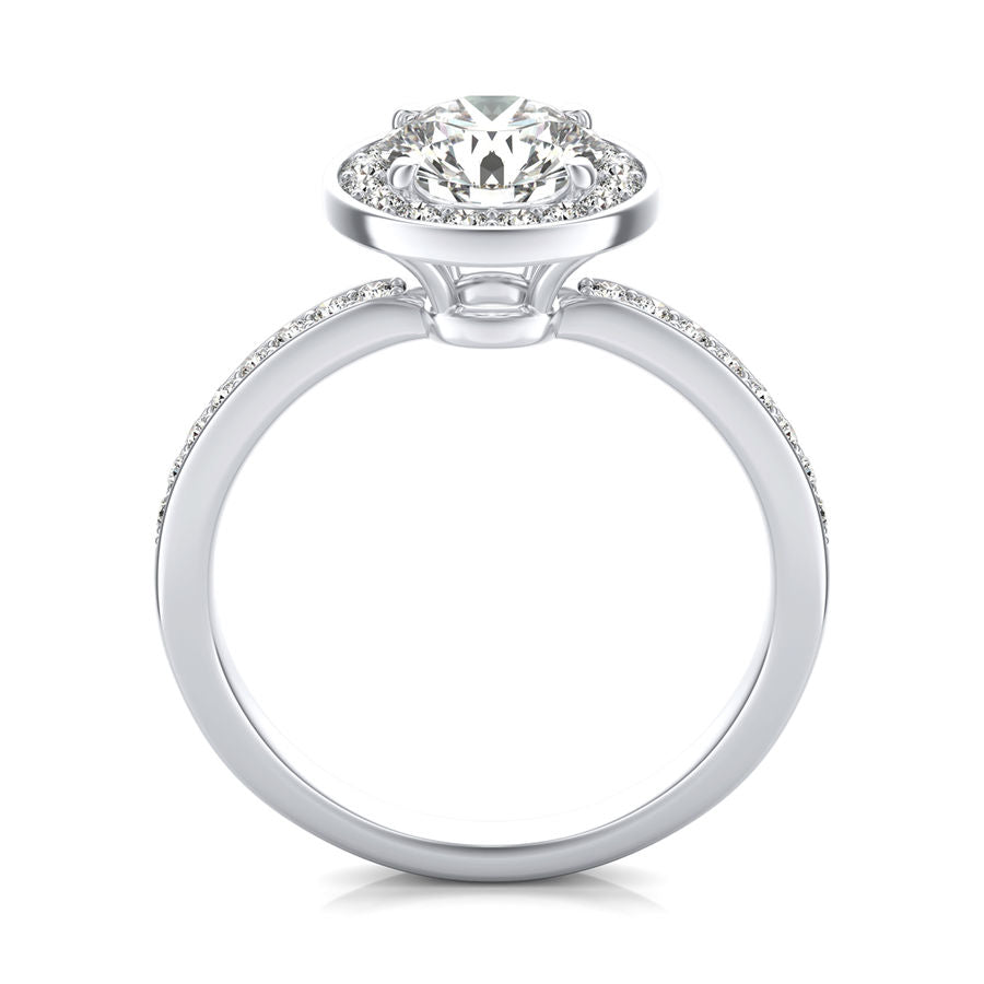 Halo Engagement Ring