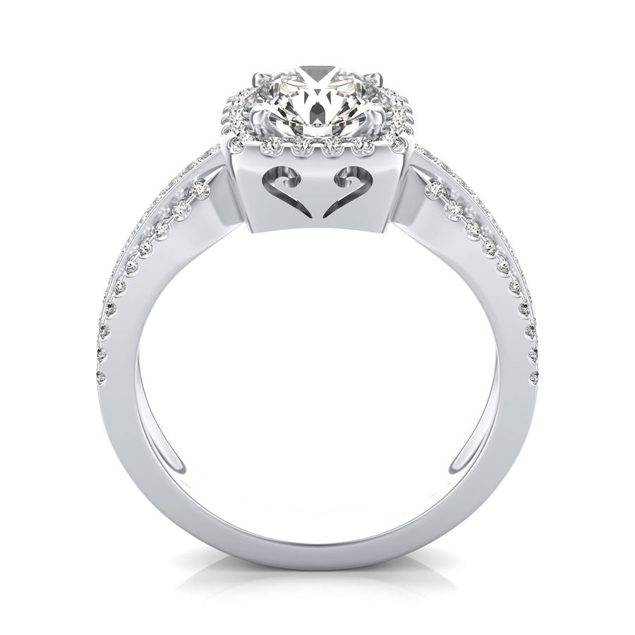 Halo Engagement Ring