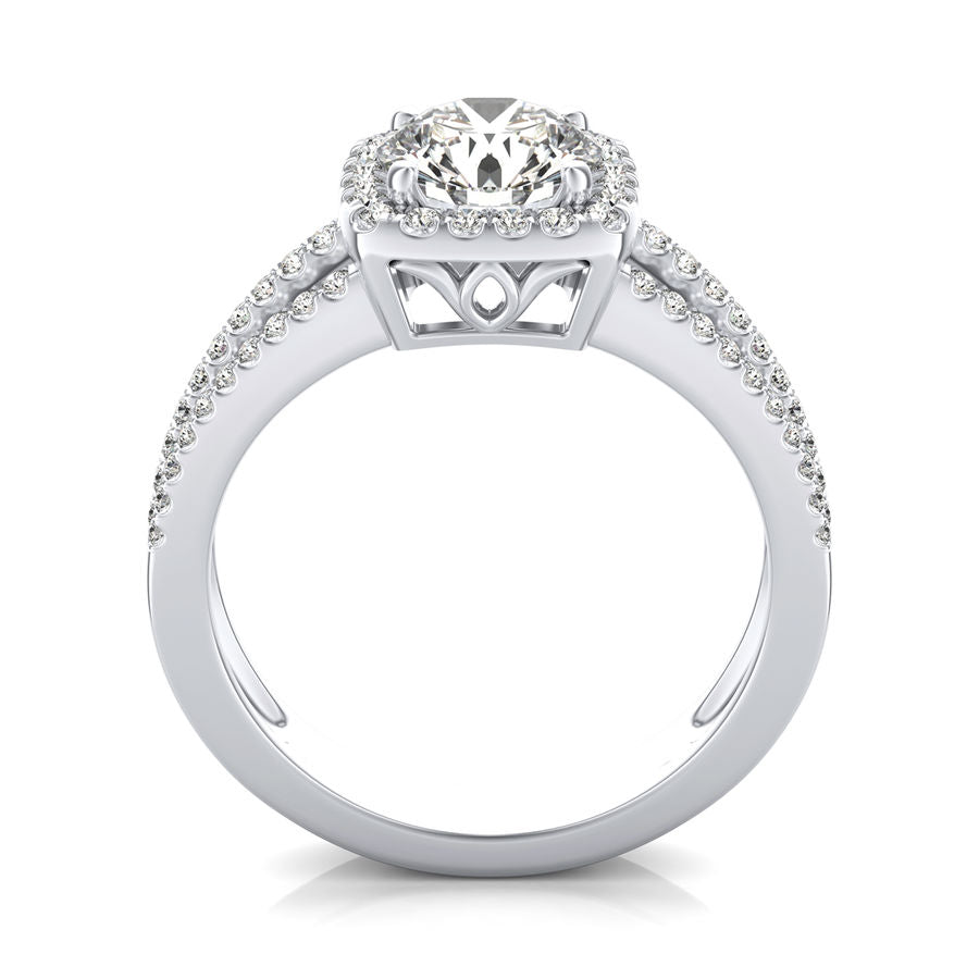 Halo Engagement Ring