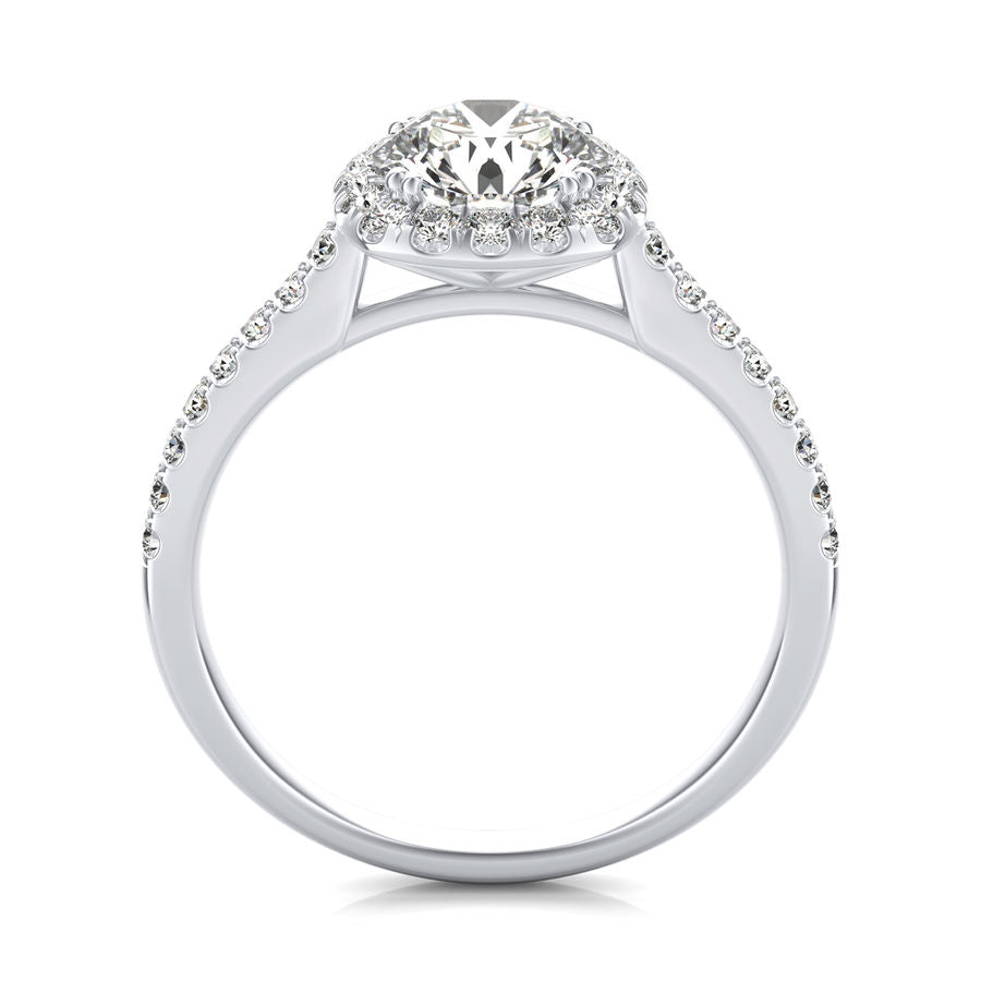 Halo Engagement Ring