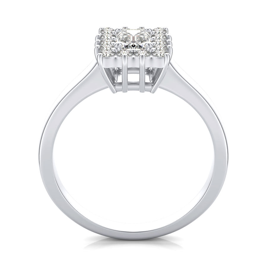 Halo Engagement Ring