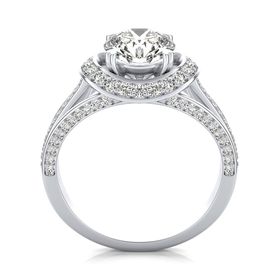 Halo Engagement Ring