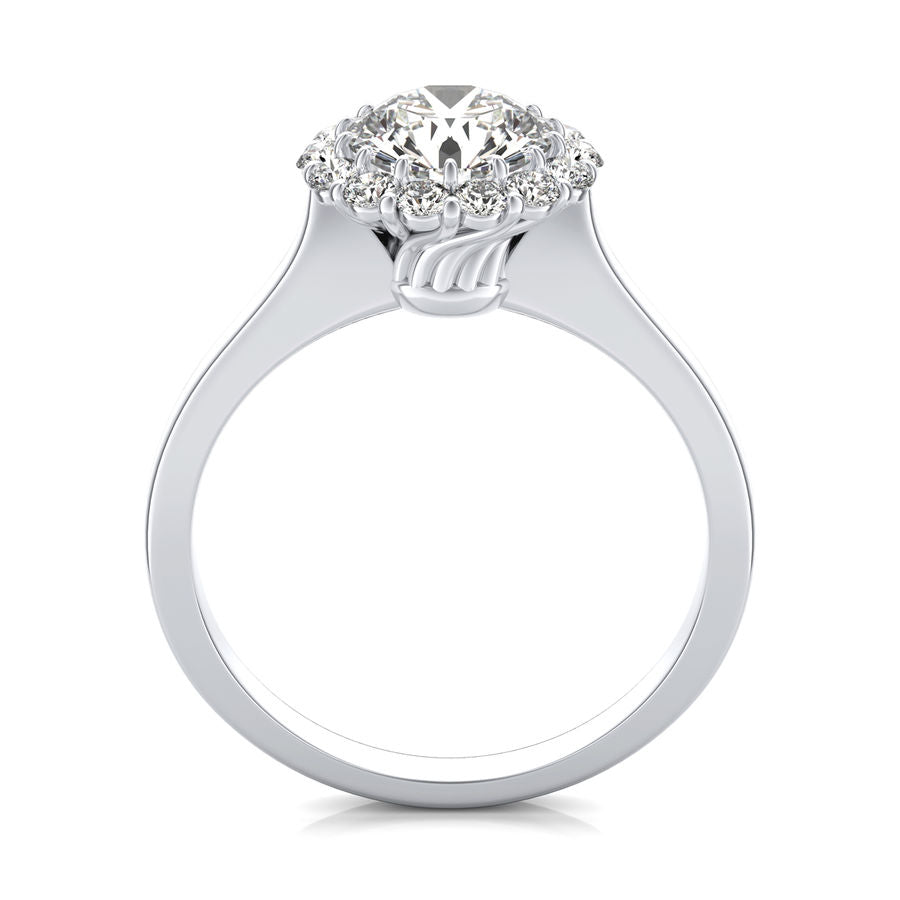 Halo Engagement Ring