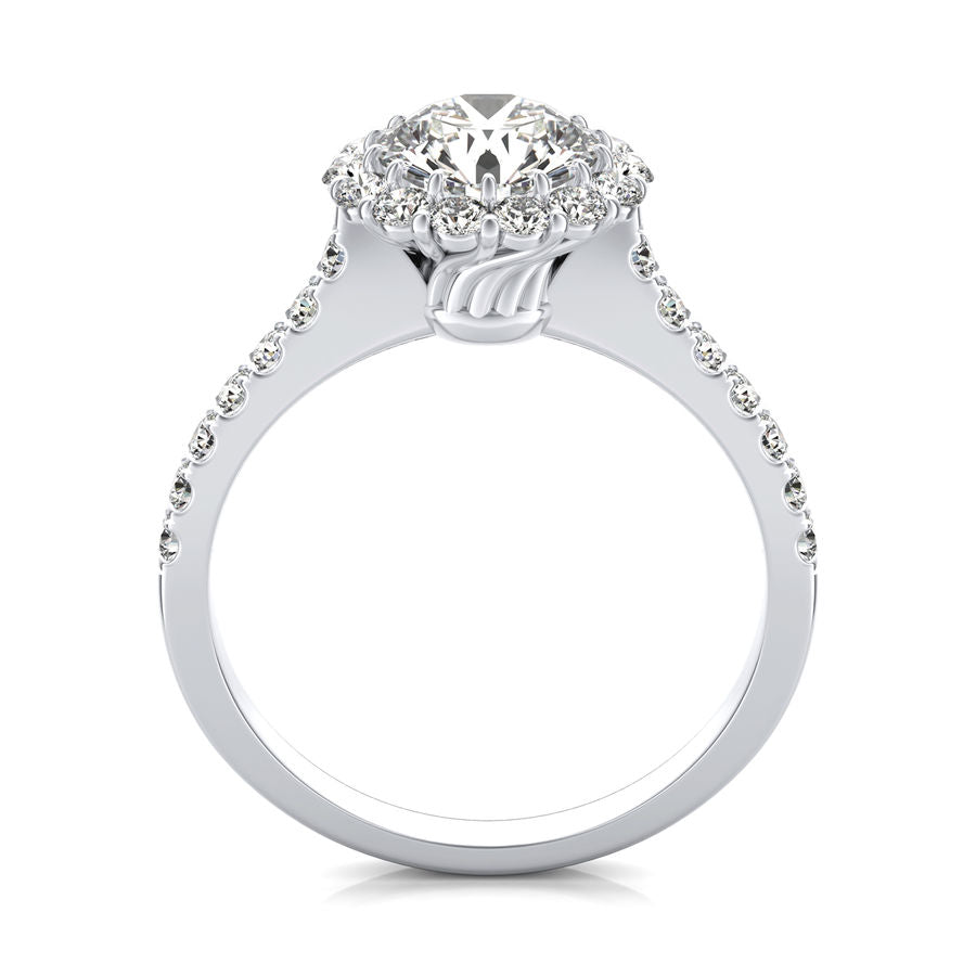 Halo Engagement Ring