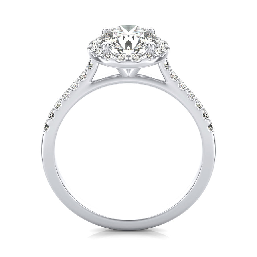 Halo Engagement Ring
