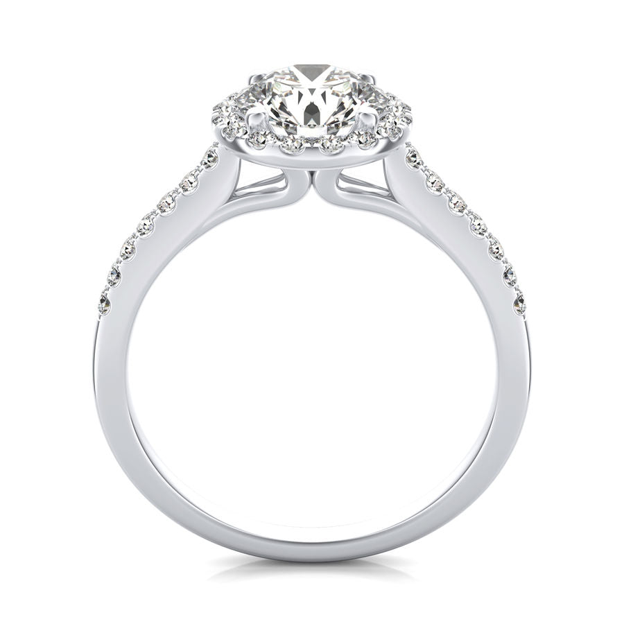 Halo Engagement Ring