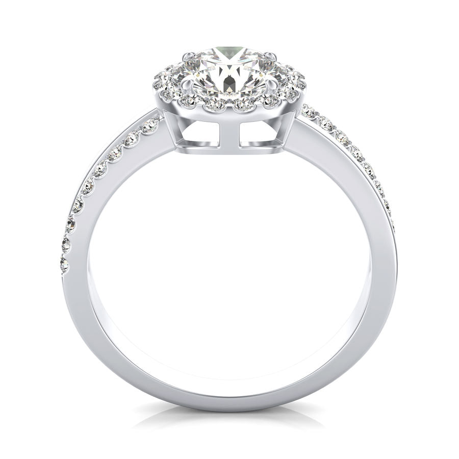 Halo Engagement Ring