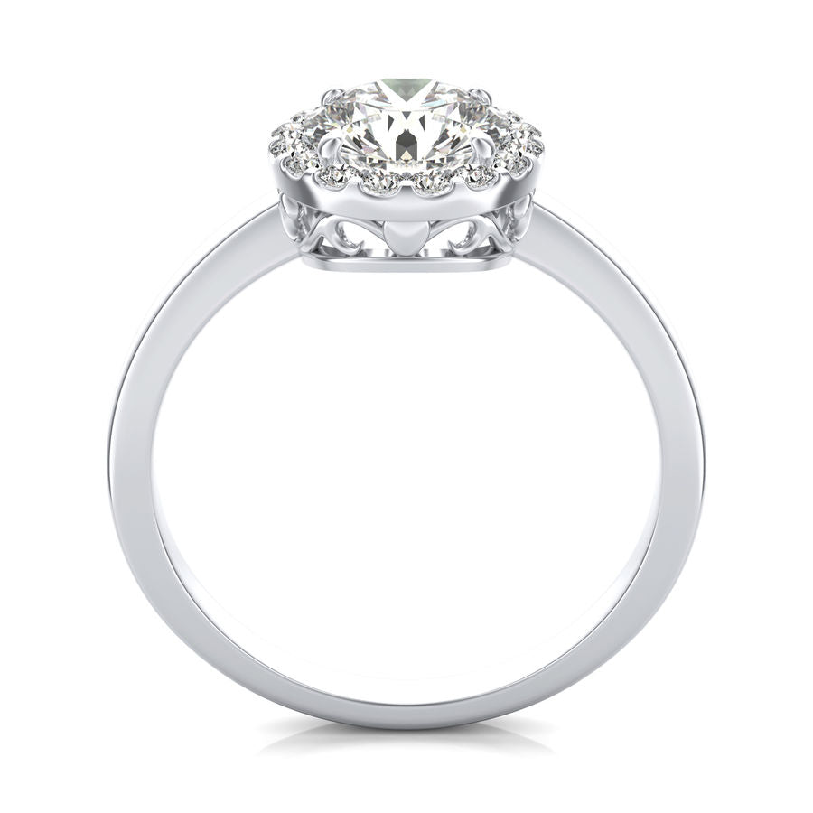 Halo Engagement Ring