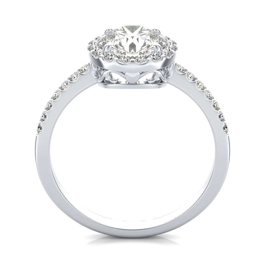 Halo Engagement Ring
