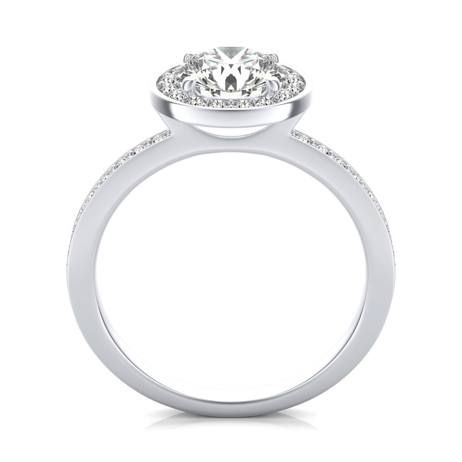 Halo Engagement Ring