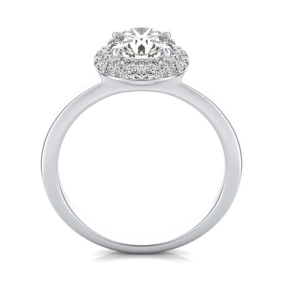 Halo Engagement Ring