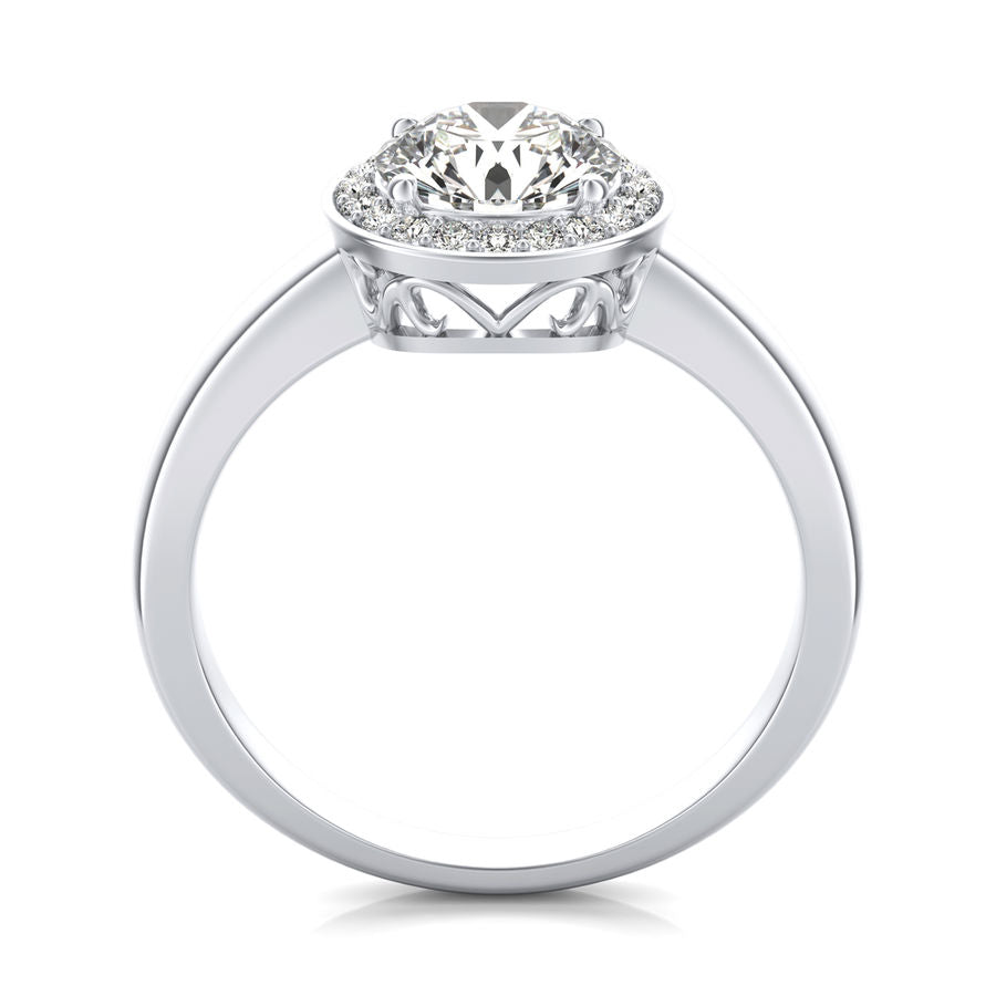 Halo Engagement Ring