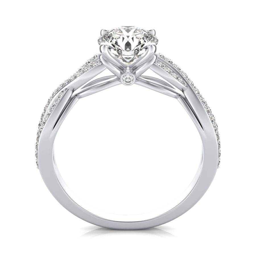 Twist Engagement Ring