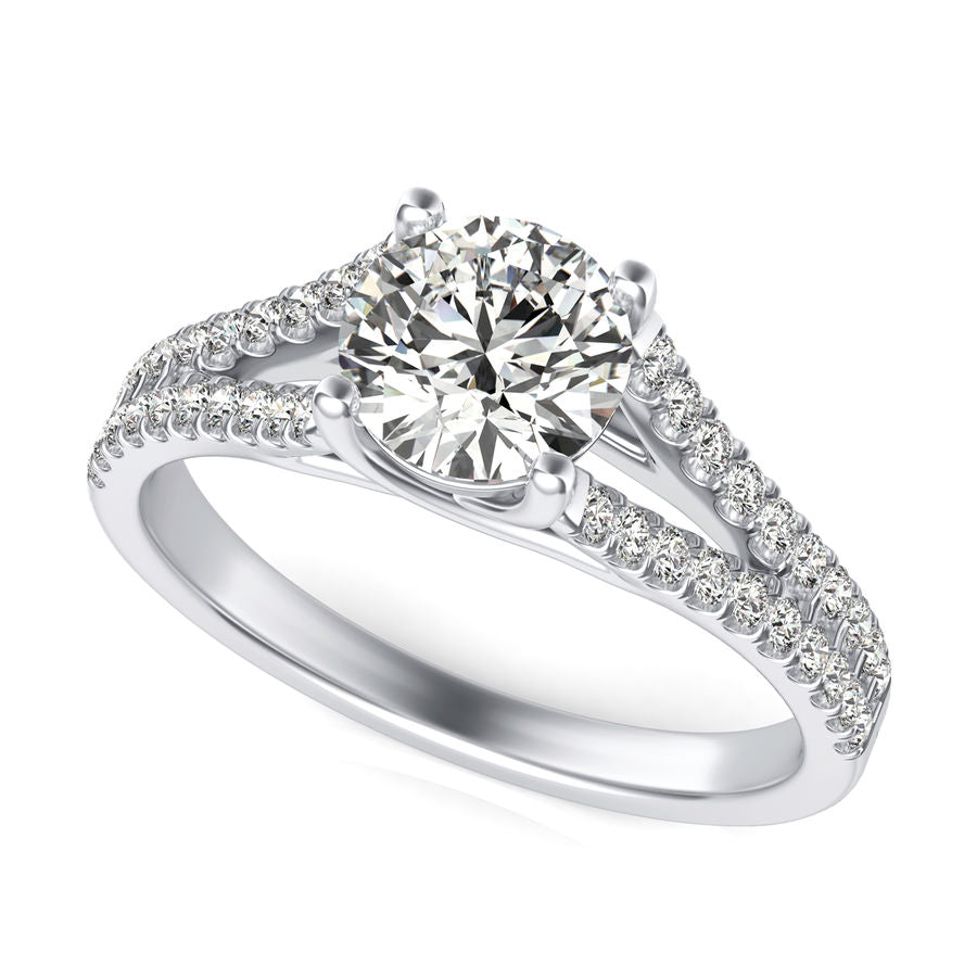 Split Shank Engagement Rings