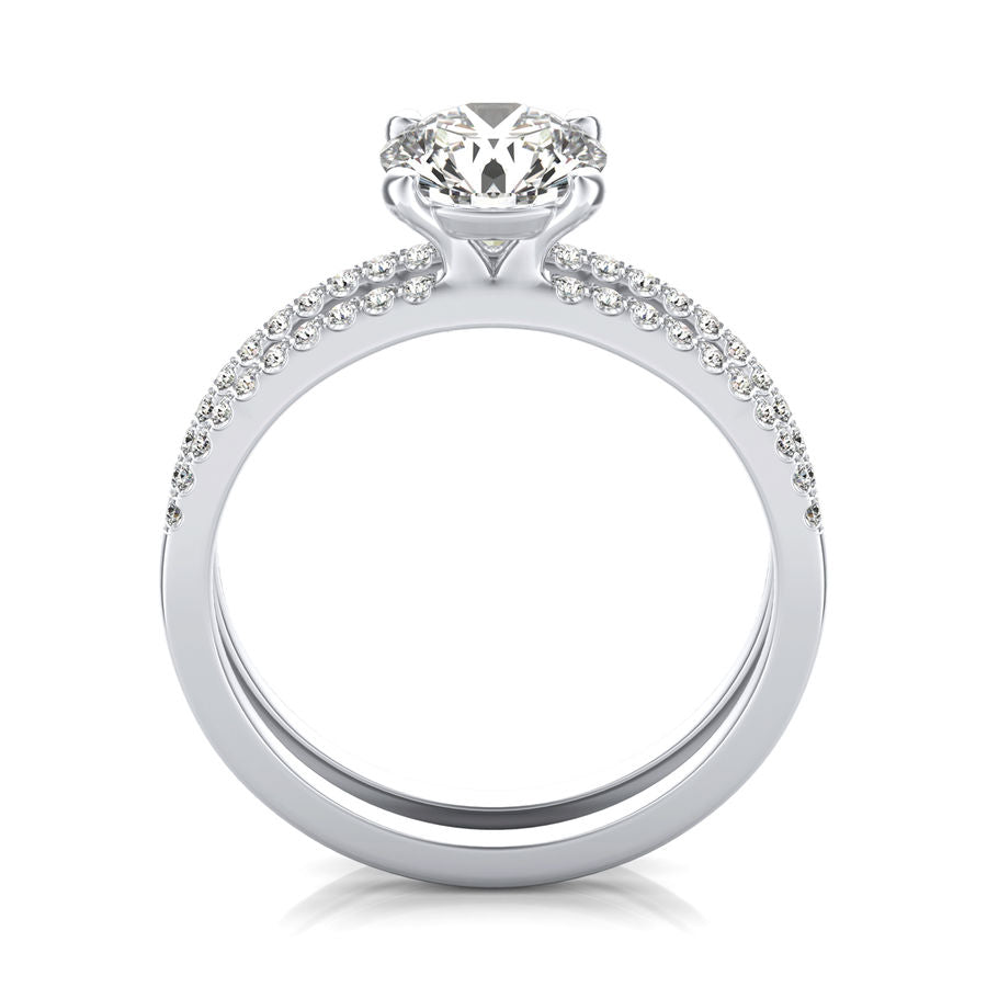 Split Shank Engagement Ring
