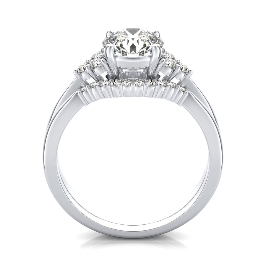 Engagement Ring With Matching Band