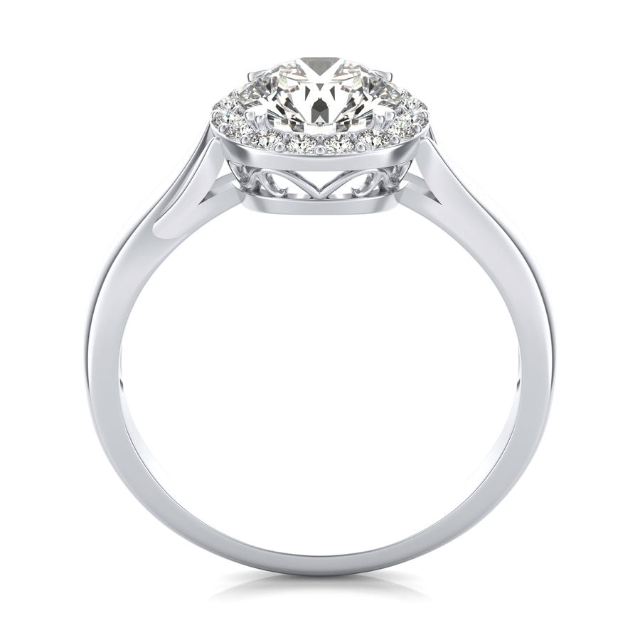 Halo Engagement Ring