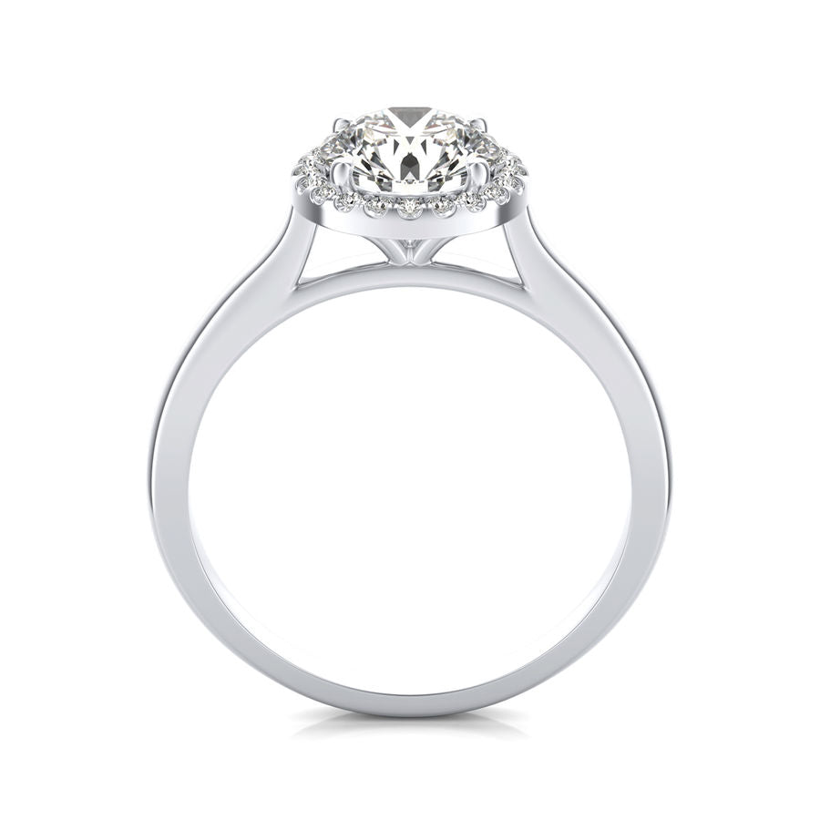 Halo Engagement Ring