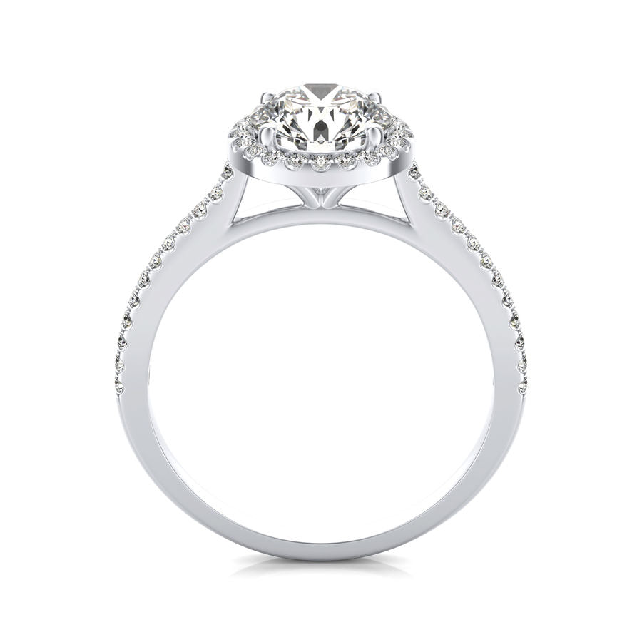 Halo Engagement Ring