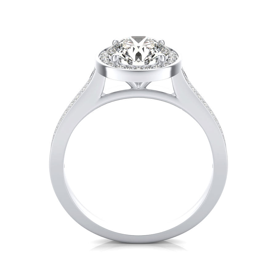 Halo Engagement Ring