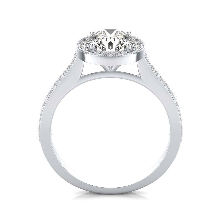 Halo Engagement Ring