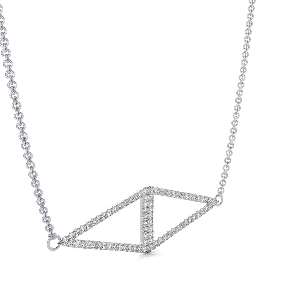 Double Triangle  Pendant