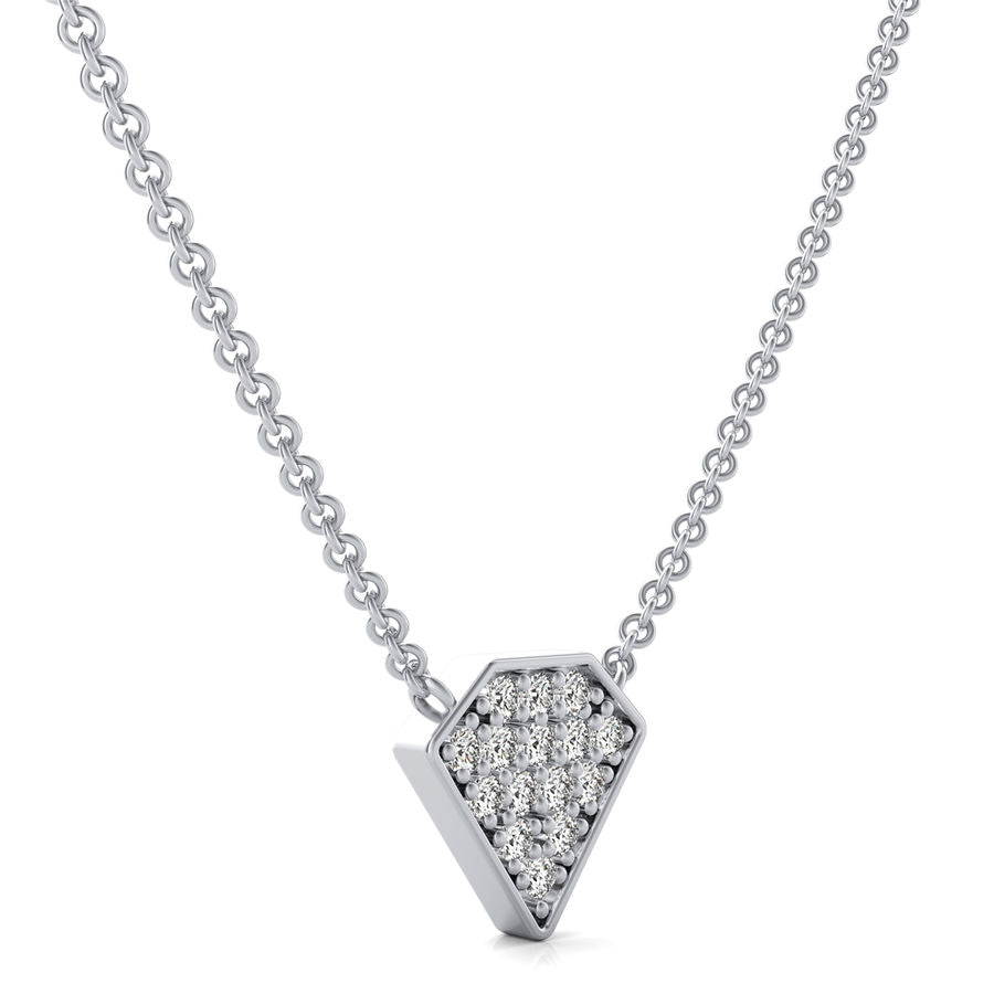Diamond Shaped Cluster Pendant