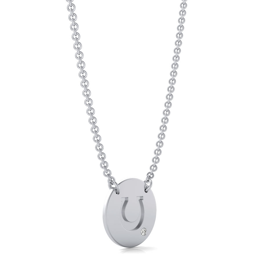 Horseshoe Coin Pendant