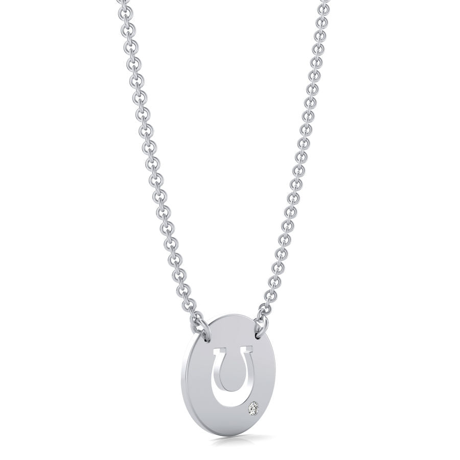 Horseshoe Coin Pendant