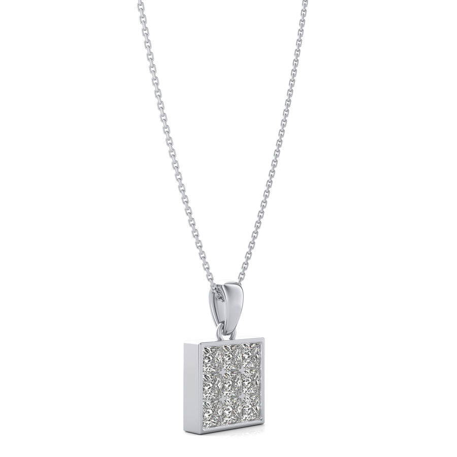 Bezel Cluster Pendants
