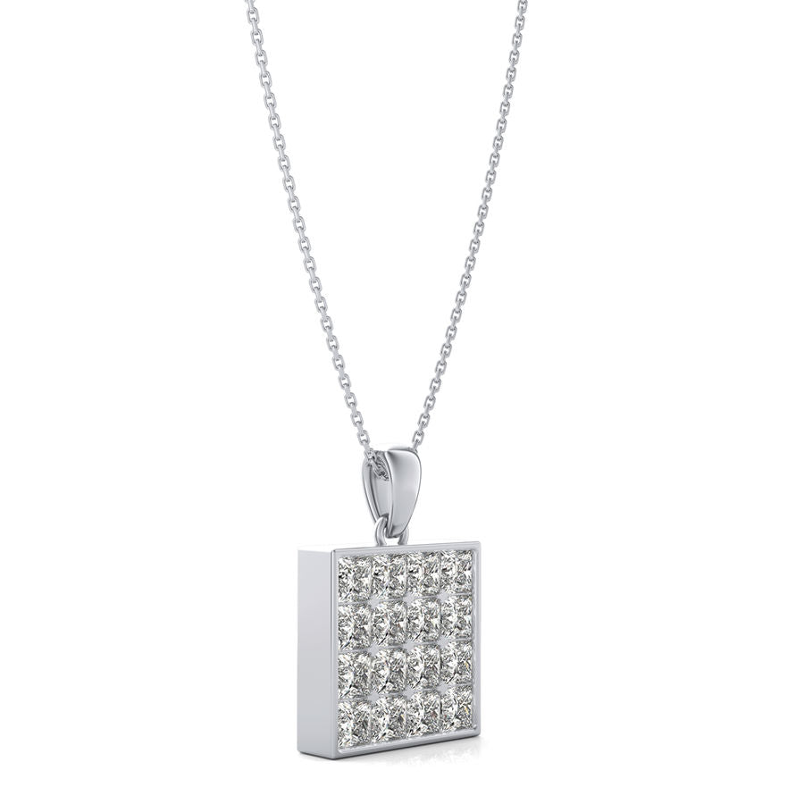 Bezel Cluster Pendants