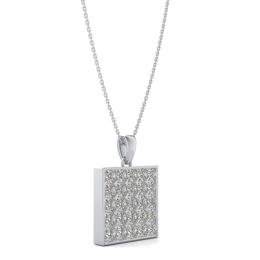 Bezel Cluster Pendants