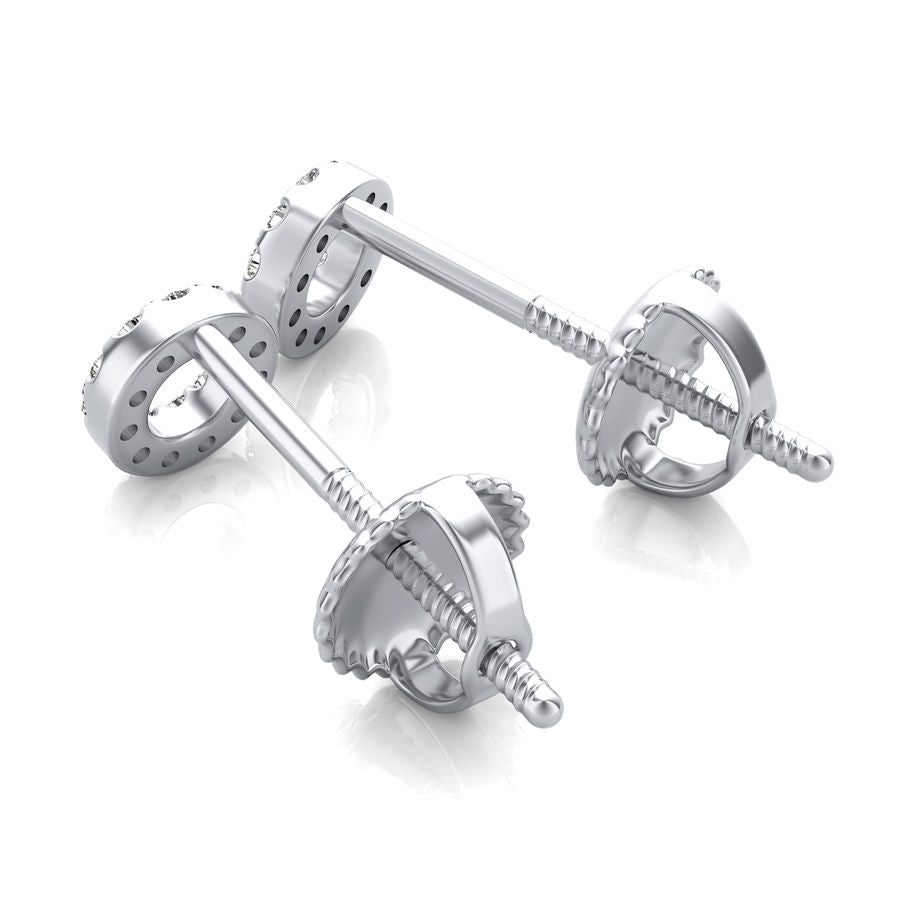 Circle Stud Earrings