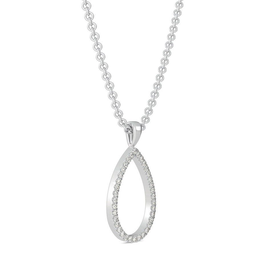 Open Pear Shaped Pendant