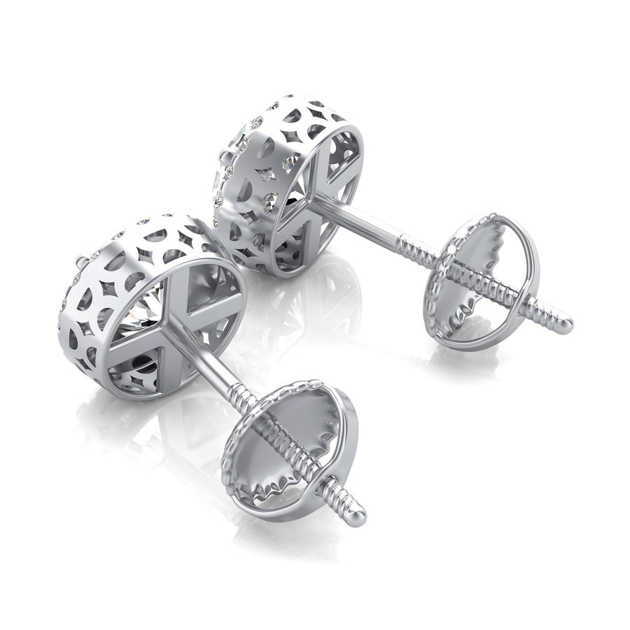 Halo Stud Earrings