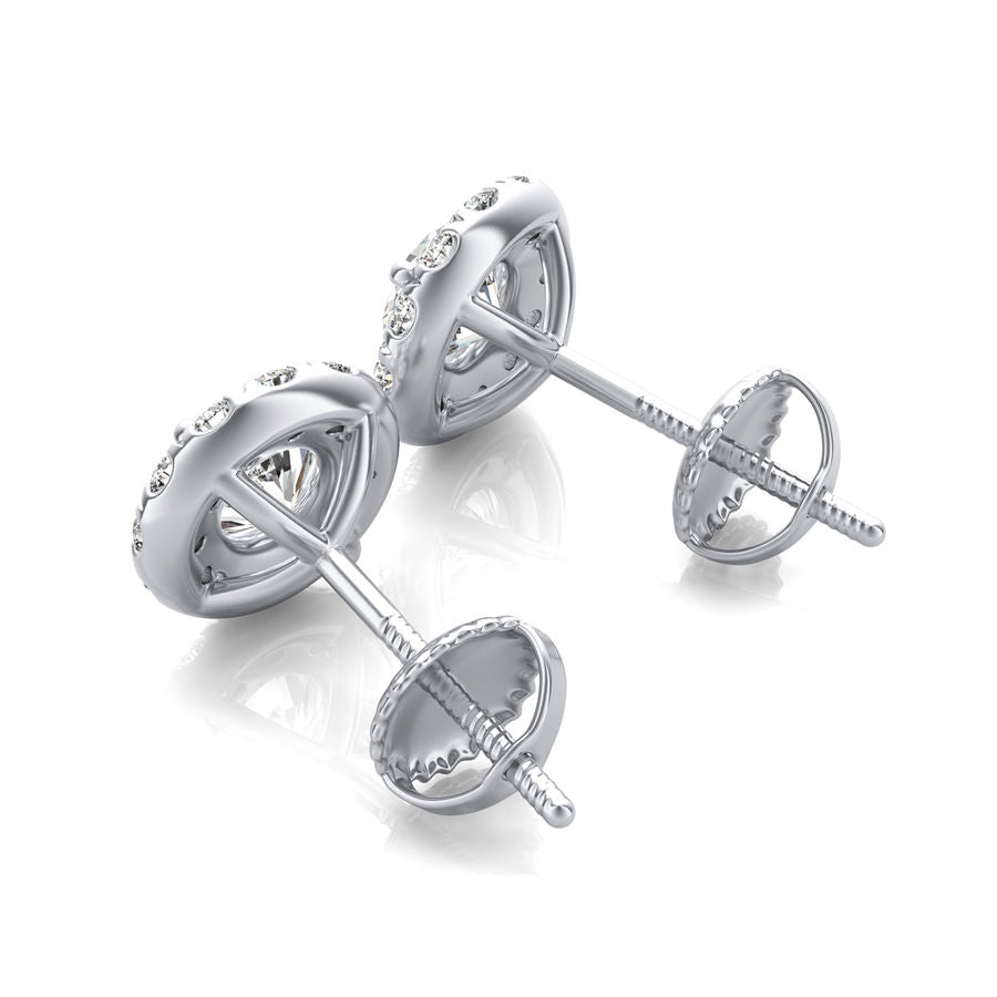 Halo Stud Earrings
