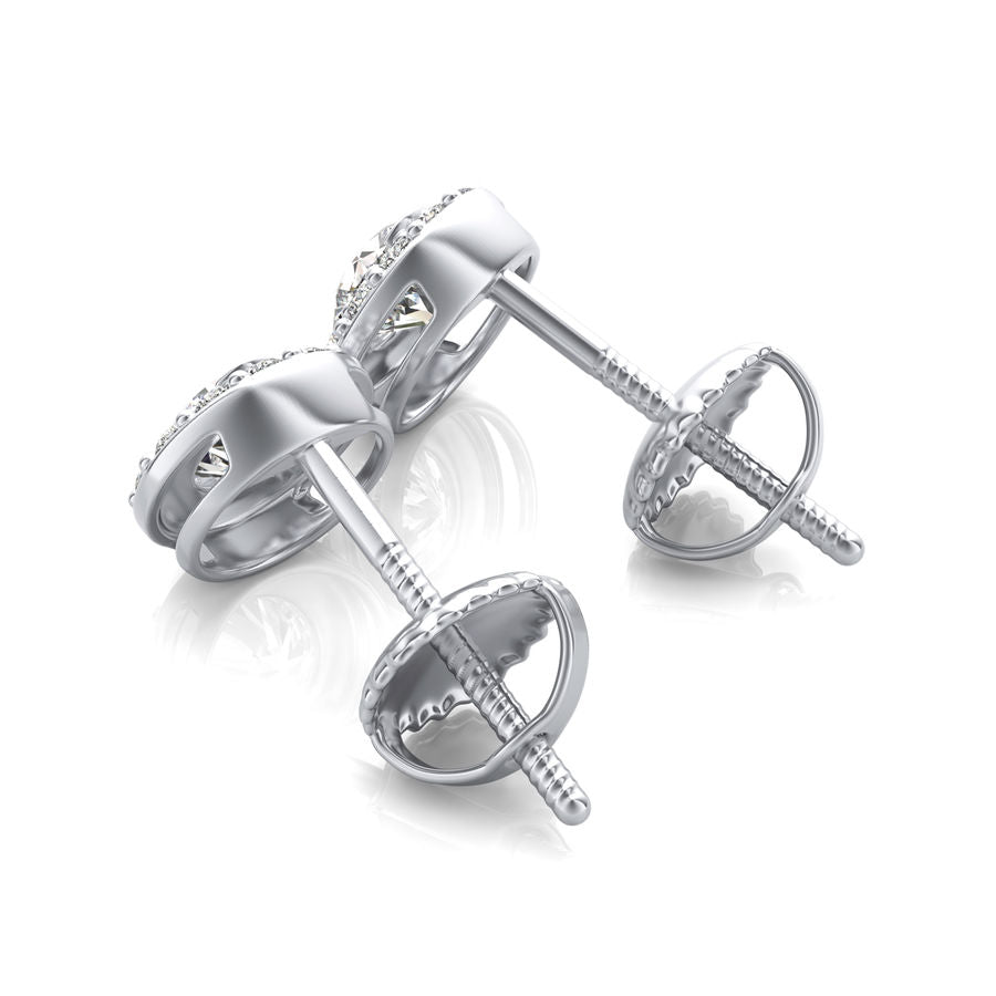Halo Stud Earrings