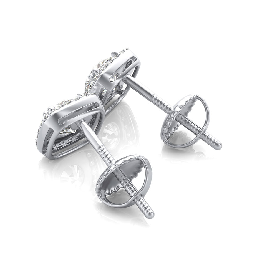 Halo Stud Earrings