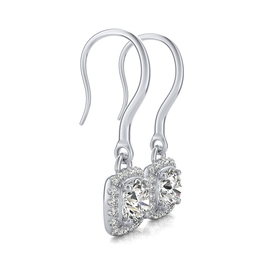 Halo Lever Back Earrings