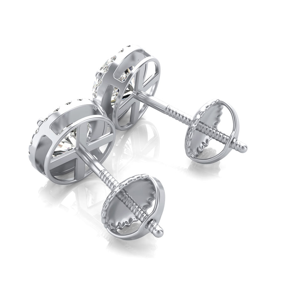 Halo Stud Earrings