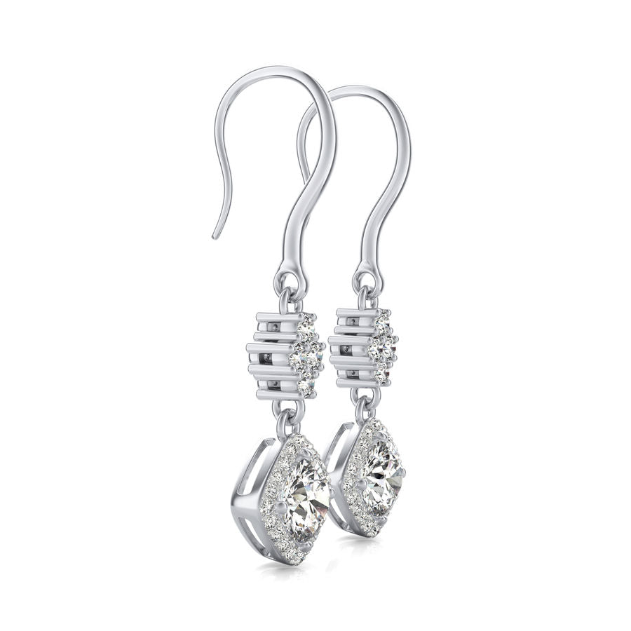 Halo Lever Back Earrings