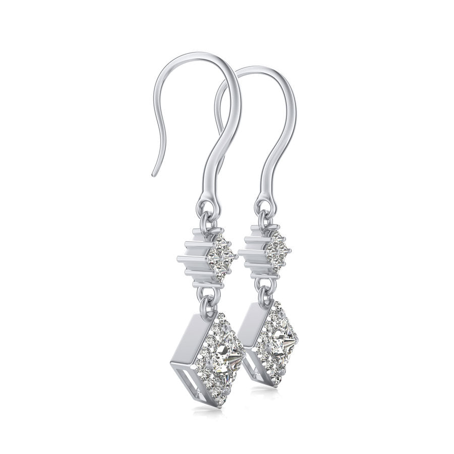 Halo Lever Back Earrings